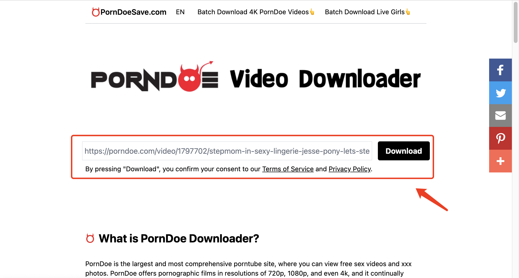 Завантажувач PornDoe найпростіший спосіб завантажити відео PornDoe з ПК iPhone Android